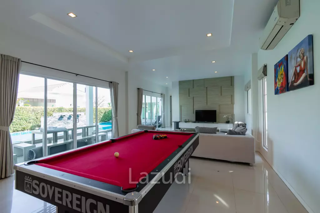 429 sqm modern pool villa with rooftop terrace in Nong Kae Hua Hin