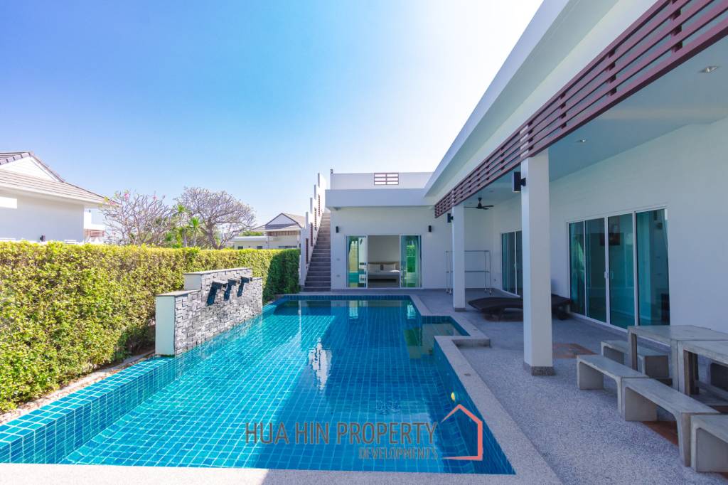 429 sqm modern pool villa with rooftop terrace in Nong Kae Hua Hin