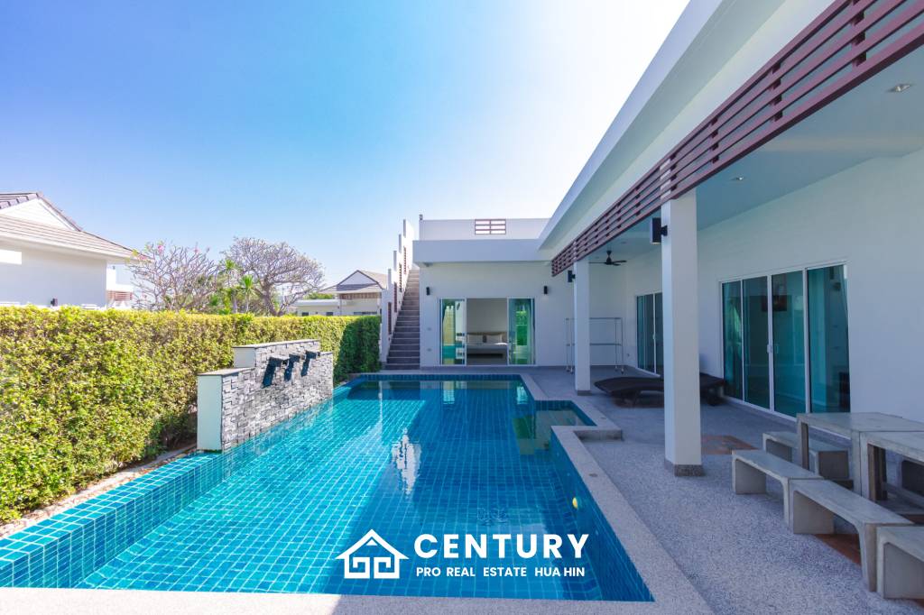 429 sqm modern pool villa with rooftop terrace in Nong Kae Hua Hin