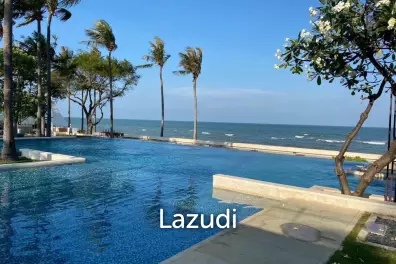 คอนโดริมหาดหัวหิน 110 ตร.ม. วิวสวนและทะเลใจกลางเมือง