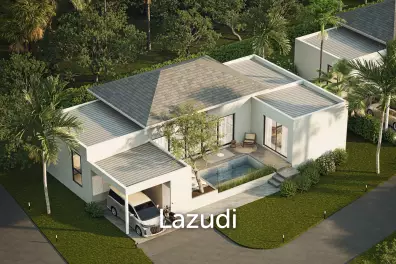 Modern Tropical 3-Bedroom Pool Villa Near Sritanu Beach