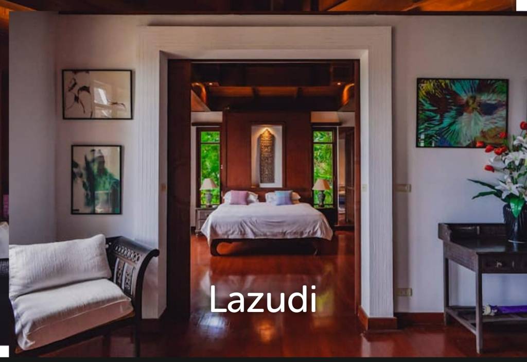 3-Bedroom Hillside Pool Villa within Walking Distance to Surin Beach