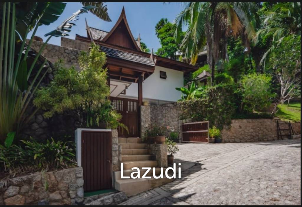 3-Bedroom Hillside Pool Villa within Walking Distance to Surin Beach