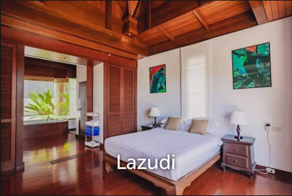 3-Bedroom Hillside Pool Villa within Walking Distance to Surin Beach
