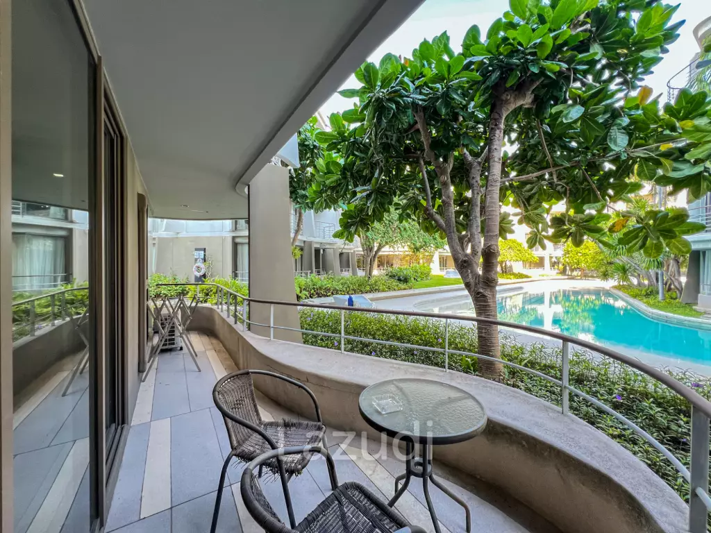 75 sqm 2 Bedroom Pool-view Condo in Baan SanKraam Cha-Am