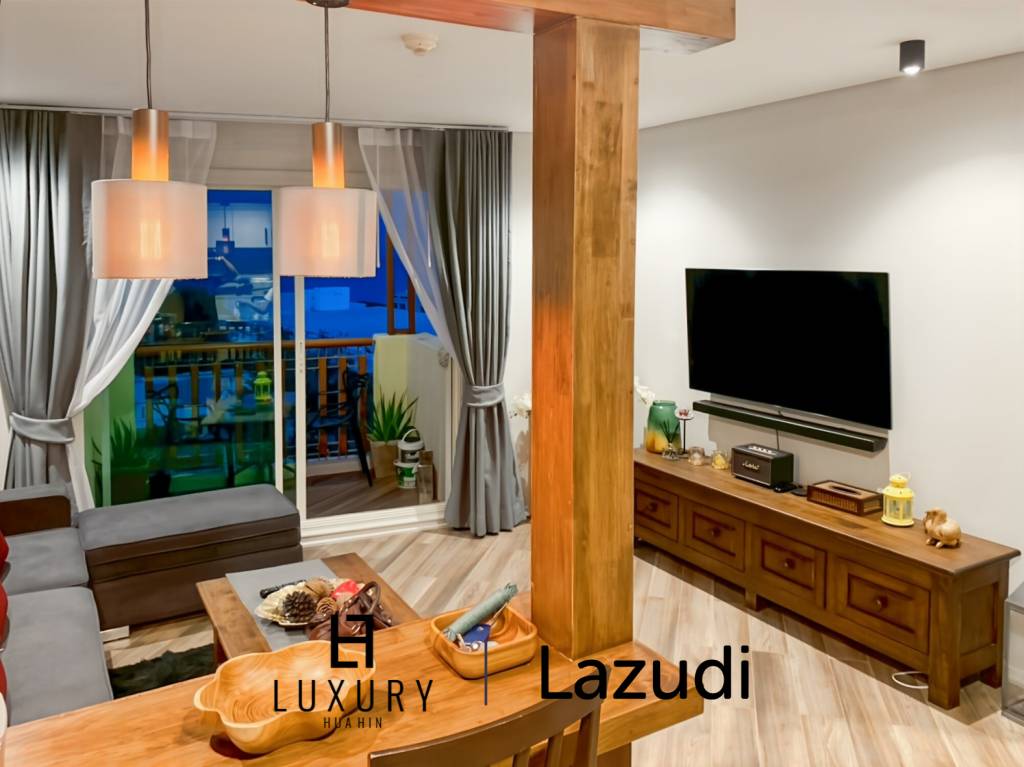 53 sqm 1 Bedroom Sea View Condo on 8th floor at Mykonos Hua Hin City