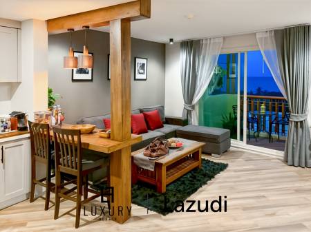 53 sqm 1 Bedroom Sea View Condo on 8th floor at Mykonos Hua Hin City