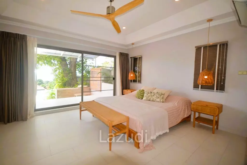 Spacious 5-Bed Sea View Villa in Plai Laem