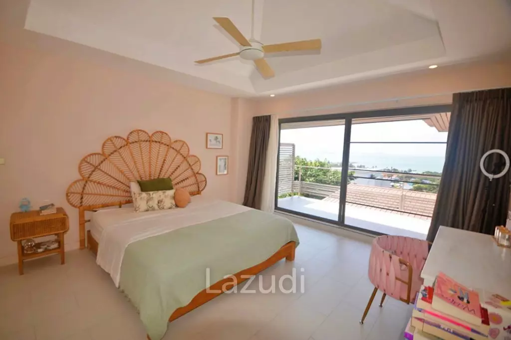 Spacious 5-Bed Sea View Villa in Plai Laem