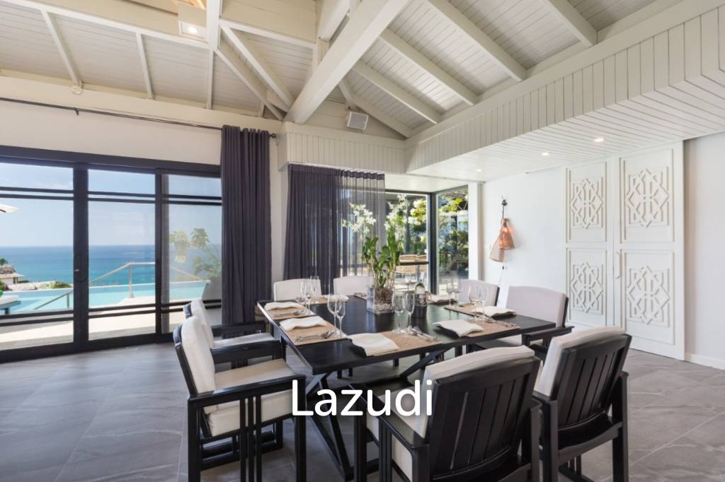 Luxury 5-Bedroom Pool Villa with Stunning Panoramic Views over Surin Beach