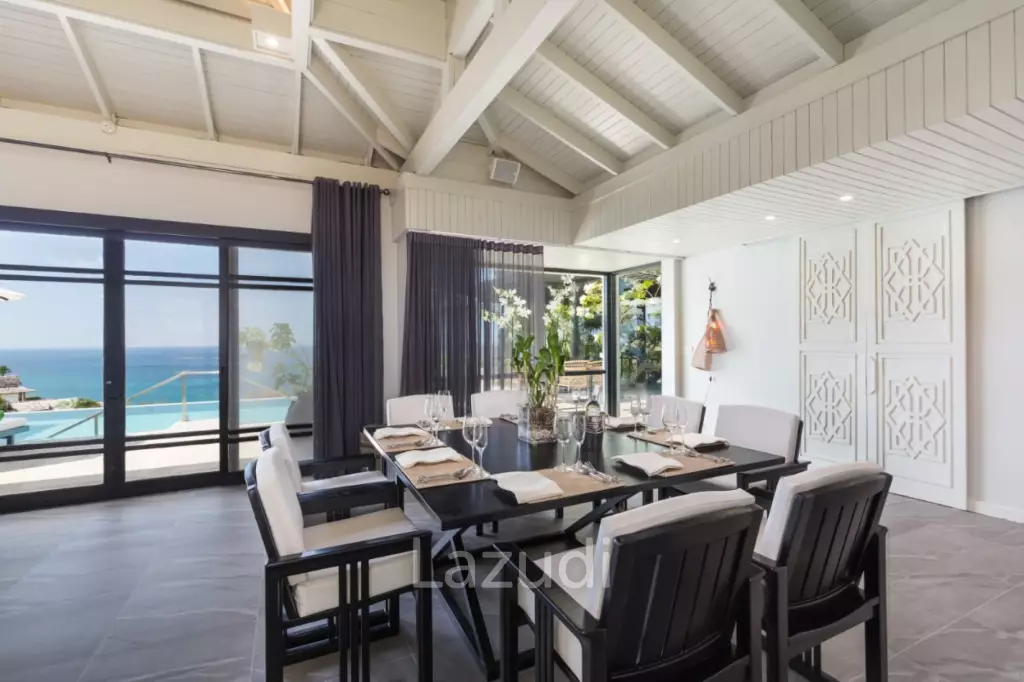 Luxury 5-Bedroom Pool Villa with Stunning Panoramic Views over Surin Beach