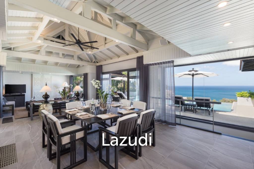 Luxury 5-Bedroom Pool Villa with Stunning Panoramic Views over Surin Beach
