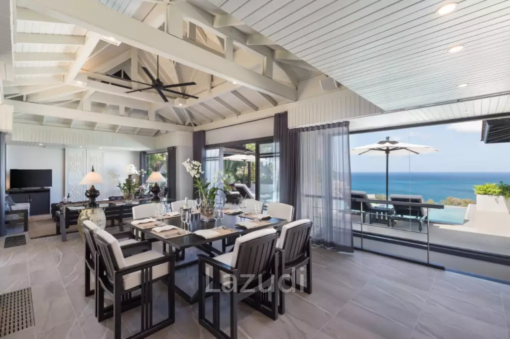 Luxury 5-Bedroom Pool Villa with Stunning Panoramic Views over Surin Beach