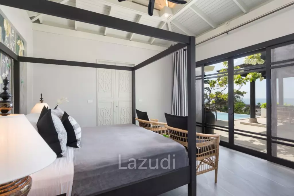 Luxury 5-Bedroom Pool Villa with Stunning Panoramic Views over Surin Beach