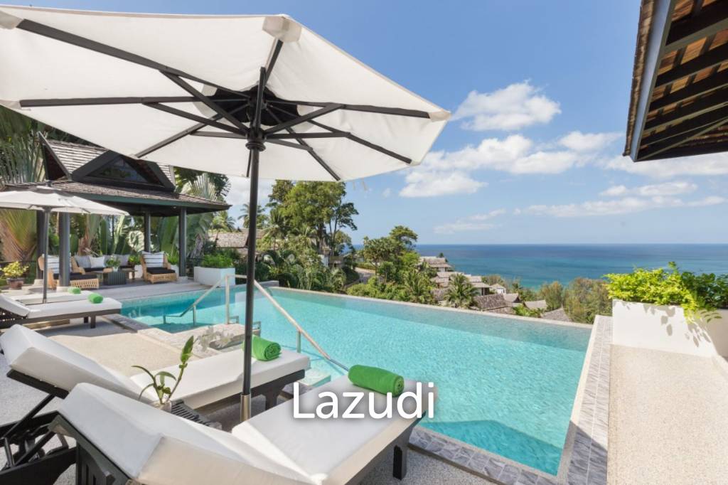 Luxury 5-Bedroom Pool Villa with Stunning Panoramic Views over Surin Beach
