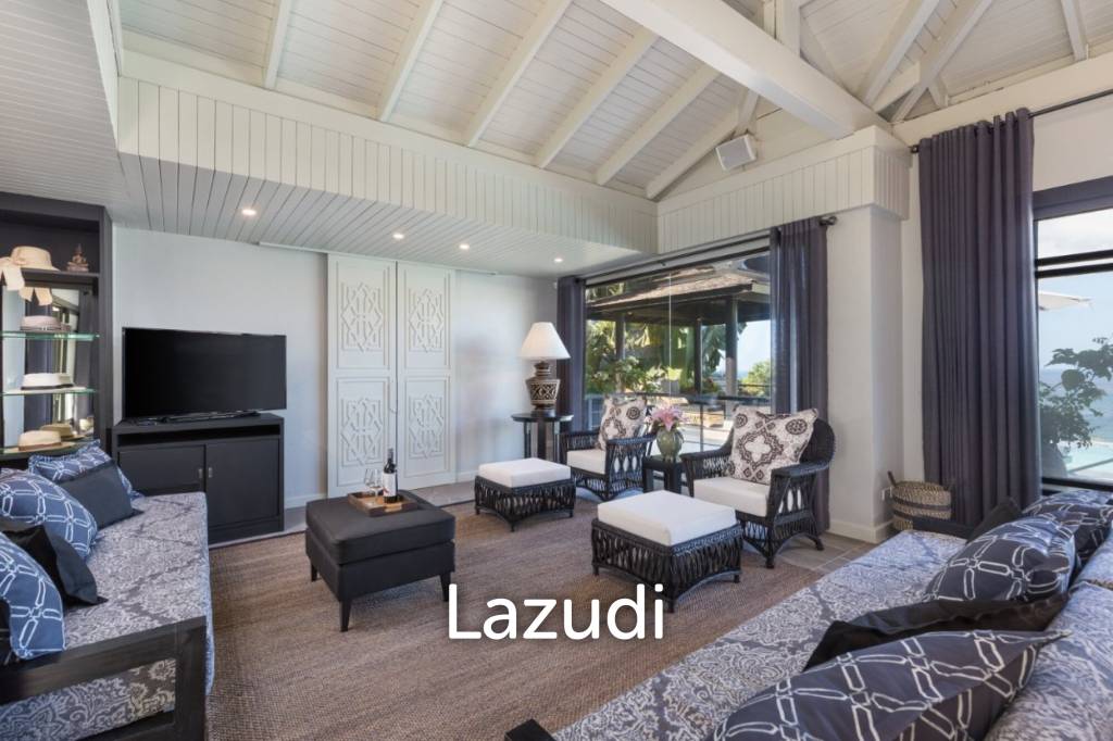 Luxury 5-Bedroom Pool Villa with Stunning Panoramic Views over Surin Beach