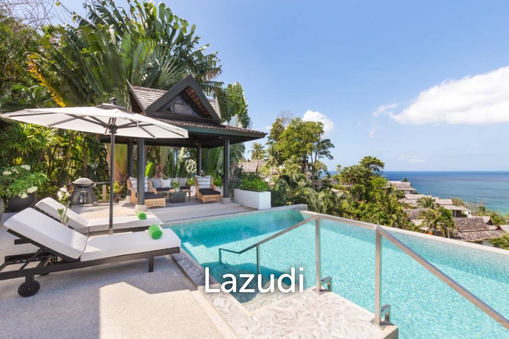 Luxury 5-Bedroom Pool Villa with Stunning Panoramic Views over Surin Beach
