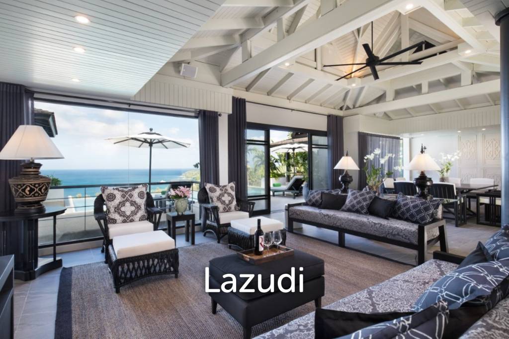 Luxury 5-Bedroom Pool Villa with Stunning Panoramic Views over Surin Beach
