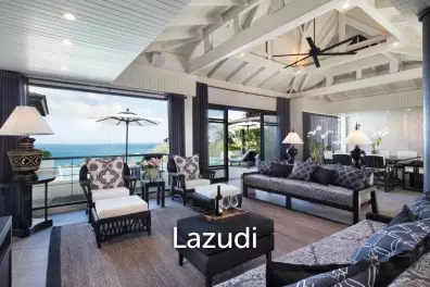 Luxury 5-Bedroom Pool Villa with Stunning Panoramic Views over Surin Beach