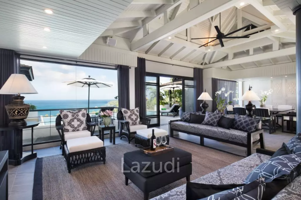 Luxury 5-Bedroom Pool Villa with Stunning Panoramic Views over Surin Beach