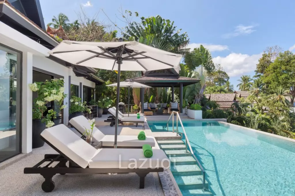 Luxury 5-Bedroom Pool Villa with Stunning Panoramic Views over Surin Beach