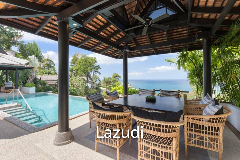 Luxury 5-Bedroom Pool Villa with Stunning Panoramic Views over Surin Beach