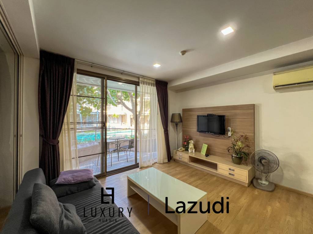 75 sqm 2 Bedroom Pool-view Condo in Baan SanKraam Cha-Am