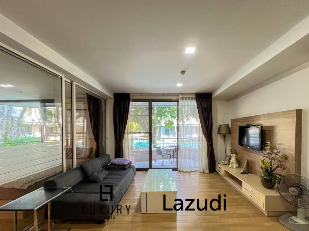 75 sqm 2 Bedroom Pool-view Condo in Baan SanKraam Cha-Am