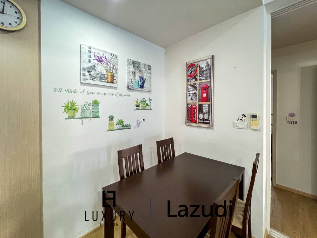 75 sqm 2 Bedroom Pool-view Condo in Baan SanKraam Cha-Am