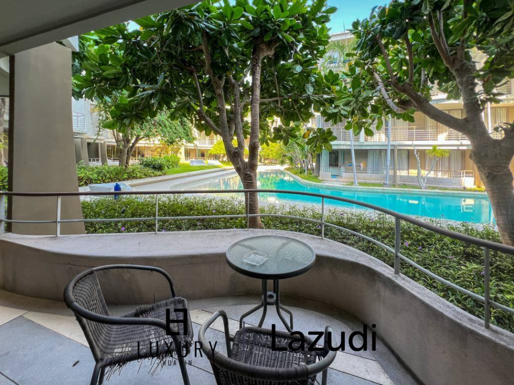75 sqm 2 Bedroom Pool-view Condo in Baan SanKraam Cha-Am