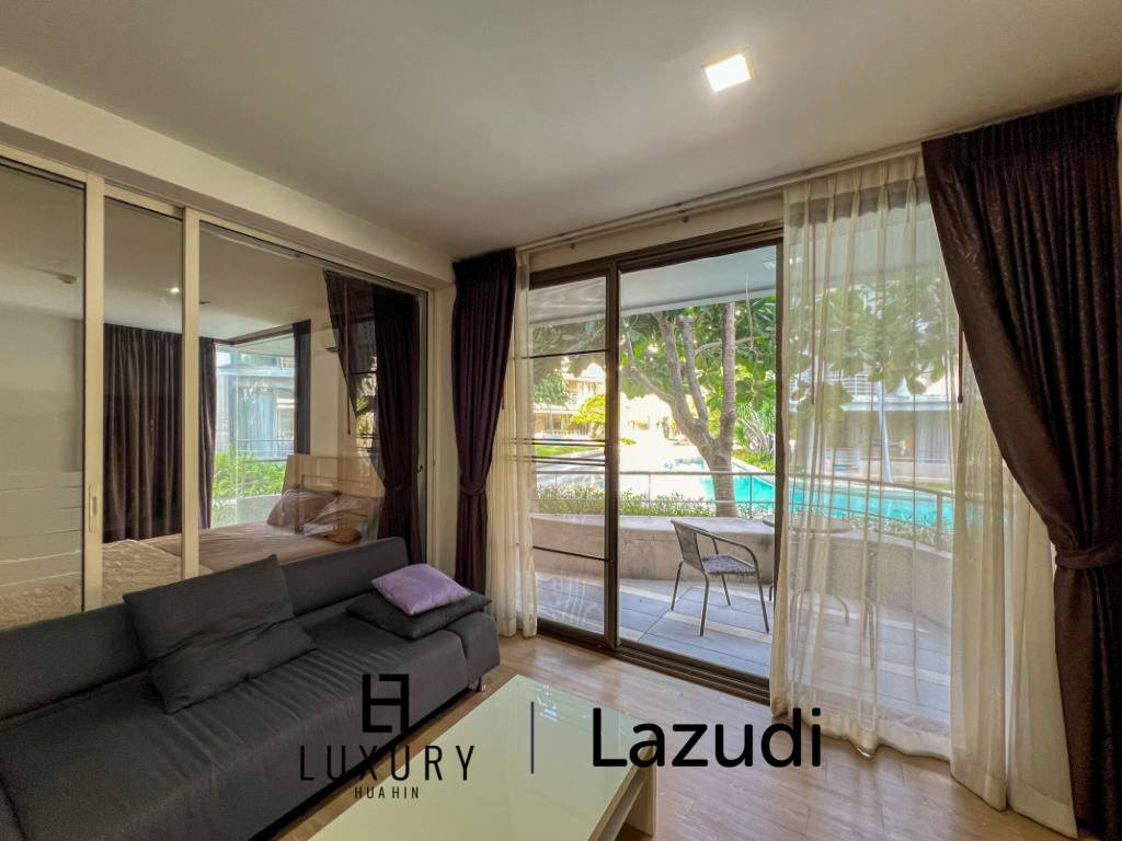 75 sqm 2 Bedroom Pool-view Condo in Baan SanKraam Cha-Am