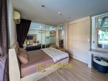 75 qm große Eigentumswohnung mit 2 Schlafzimmern und Poolblick in Baan SanKraam Cha-Am zur Miete