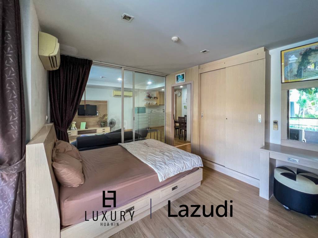 75 sqm 2 Bedroom Pool-view Condo in Baan SanKraam Cha-Am