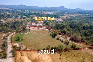ที่ดินเปล่า 9-2-77 ไร่ วิวภูเขา แปลงใหญ่ ทำเล Thap Tai Hua Hin