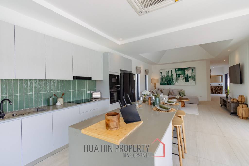 New Modern pool villa with solar in Thap Tai Hua Hin