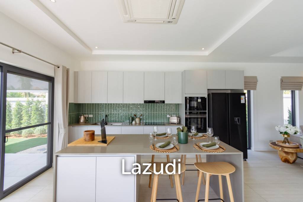 New Modern pool villa with solar in Thap Tai Hua Hin