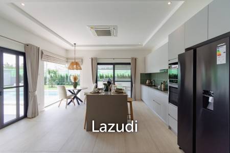 New Modern pool villa with solar in Thap Tai Hua Hin