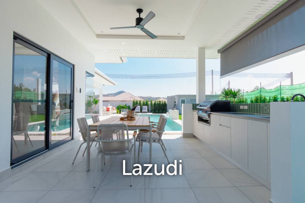 New Modern pool villa with solar in Thap Tai Hua Hin