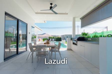 New Modern pool villa with solar in Thap Tai Hua Hin