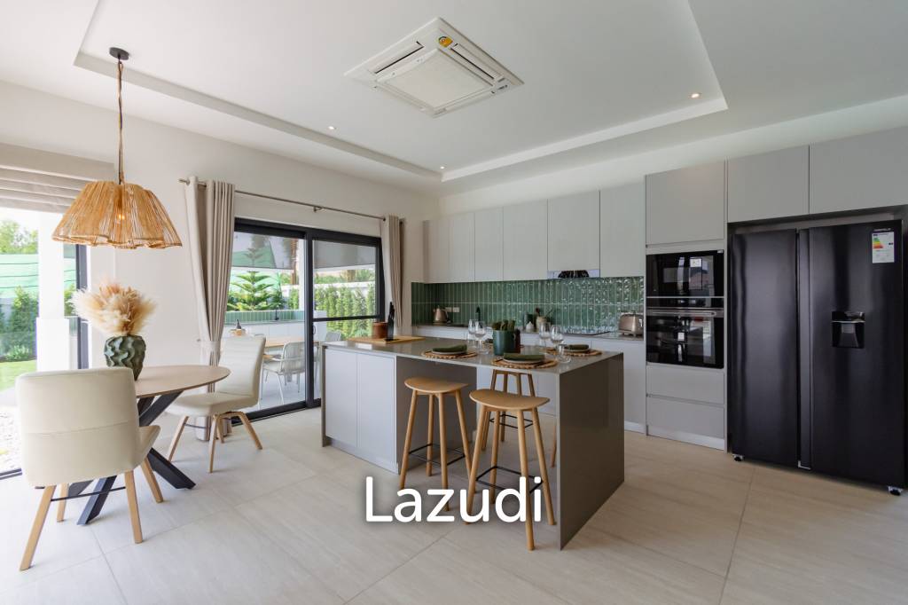 New Modern pool villa with solar in Thap Tai Hua Hin