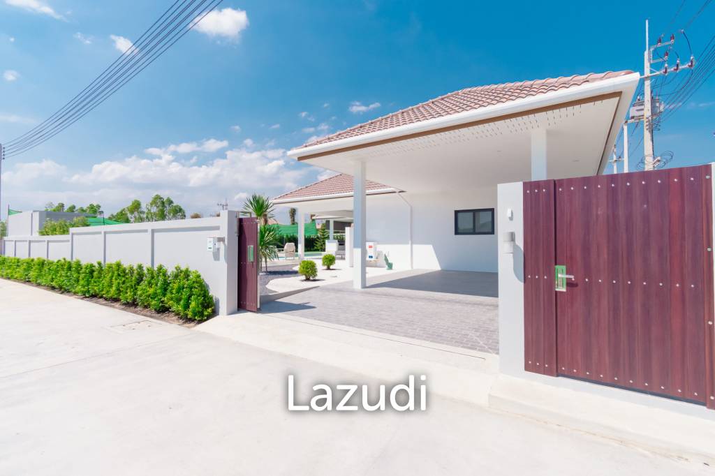 New Modern pool villa with solar in Thap Tai Hua Hin