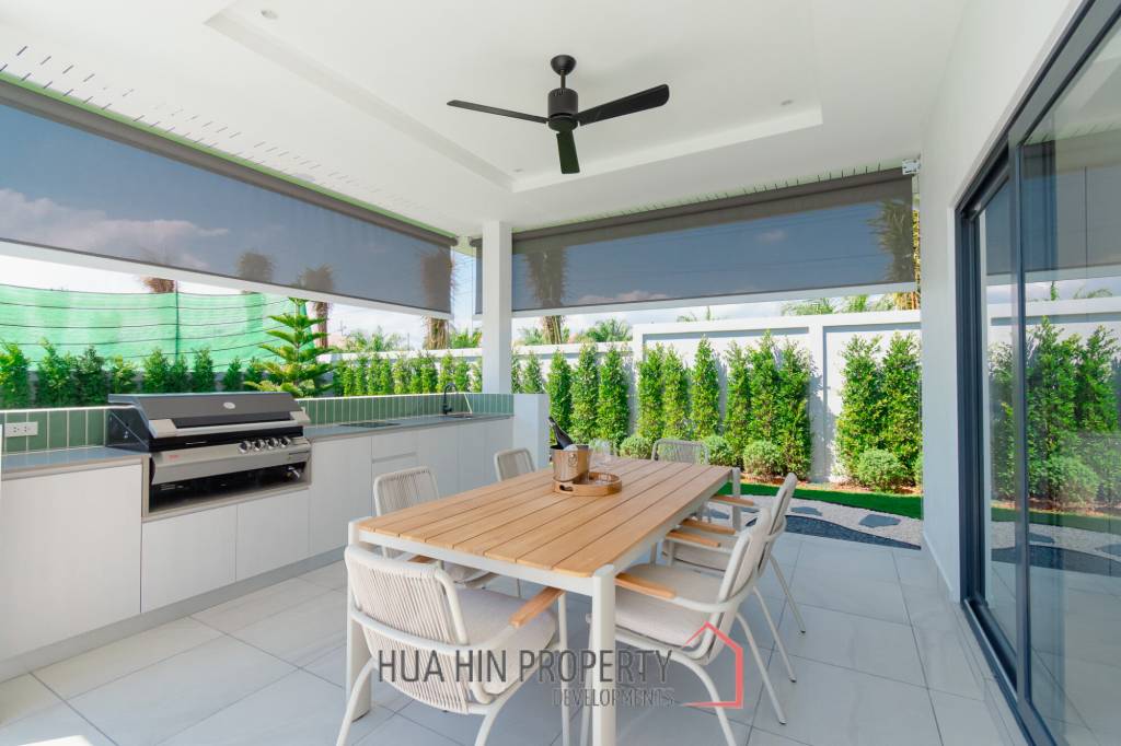 New Modern pool villa with solar in Thap Tai Hua Hin