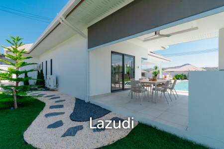 New Modern pool villa with solar in Thap Tai Hua Hin