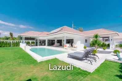 New Modern pool villa with solar in Thap Tai Hua Hin