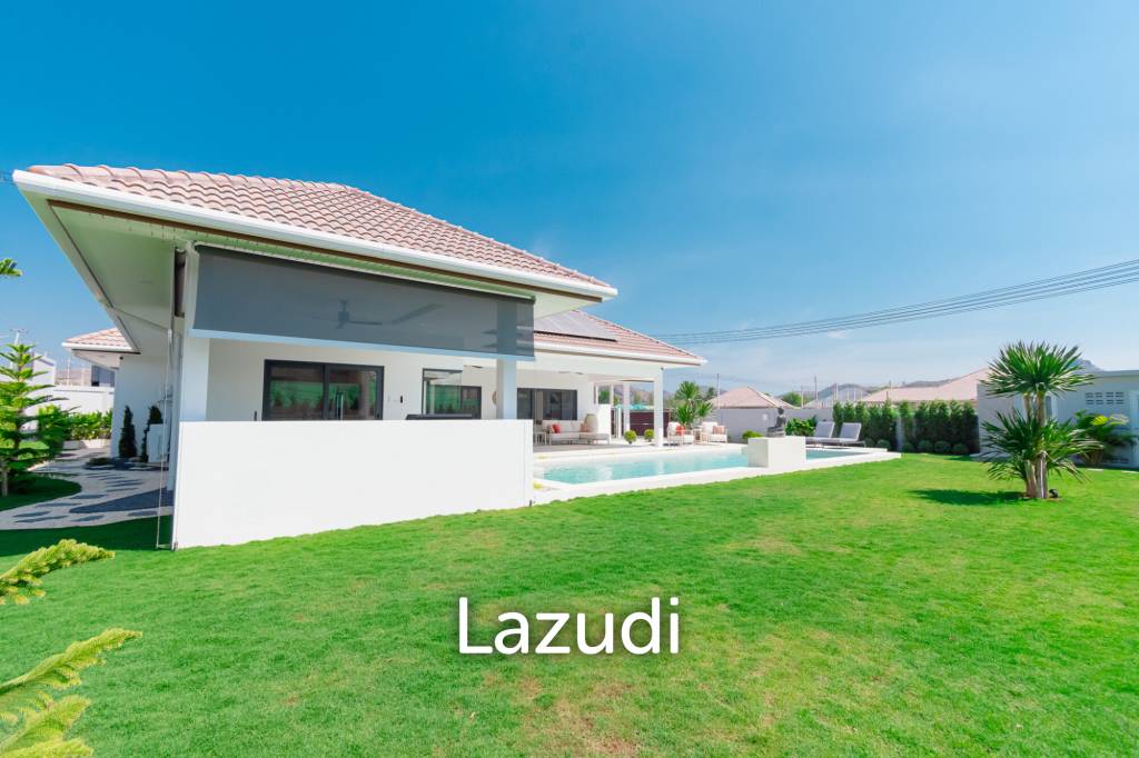 New Modern pool villa with solar in Thap Tai Hua Hin