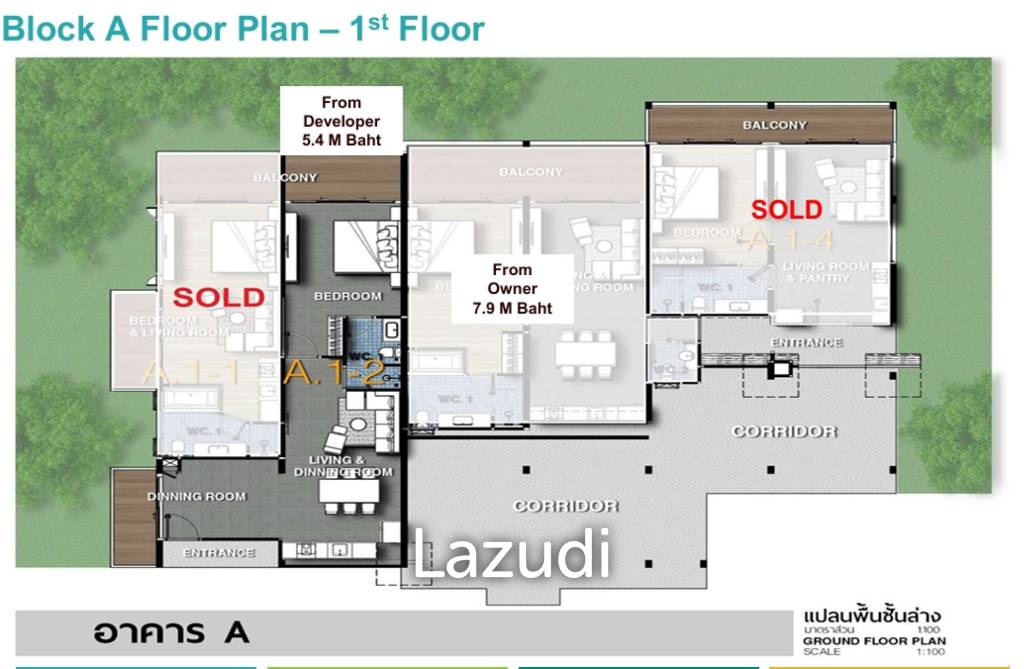 [Foreign Freehold] Sea View 1-Bedroom Condo in Plai Laem