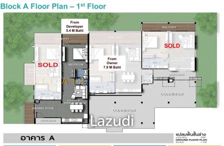 [Foreign Freehold] Sea View 1-Bedroom Condo in Plai Laem