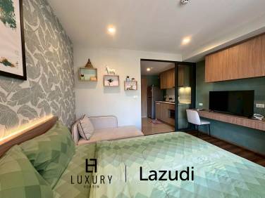 Studio / meublé avec / balcon