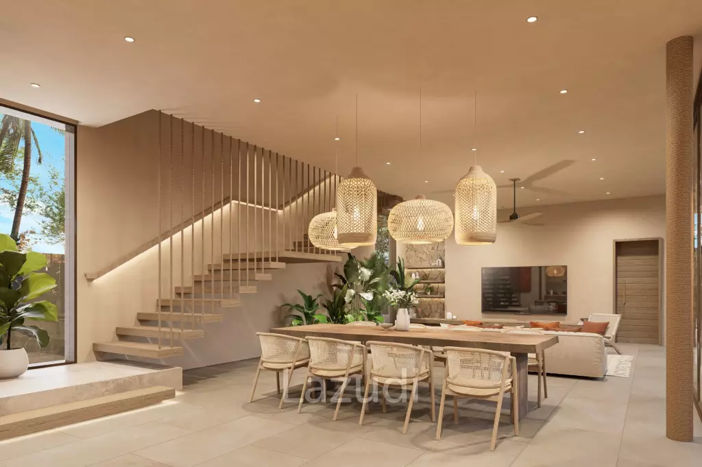 4-Bedroom + Office Villa in Mae Nam | Walking Distance to the Beach