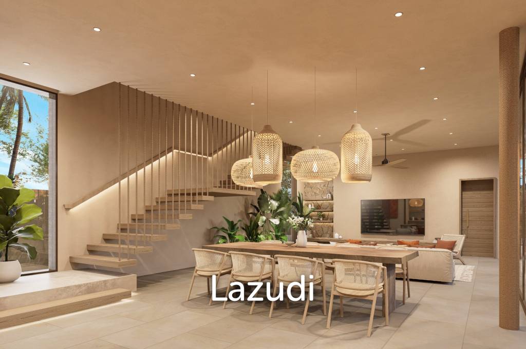 4-Bedroom + Office Villa in Mae Nam | Walking Distance to the Beach